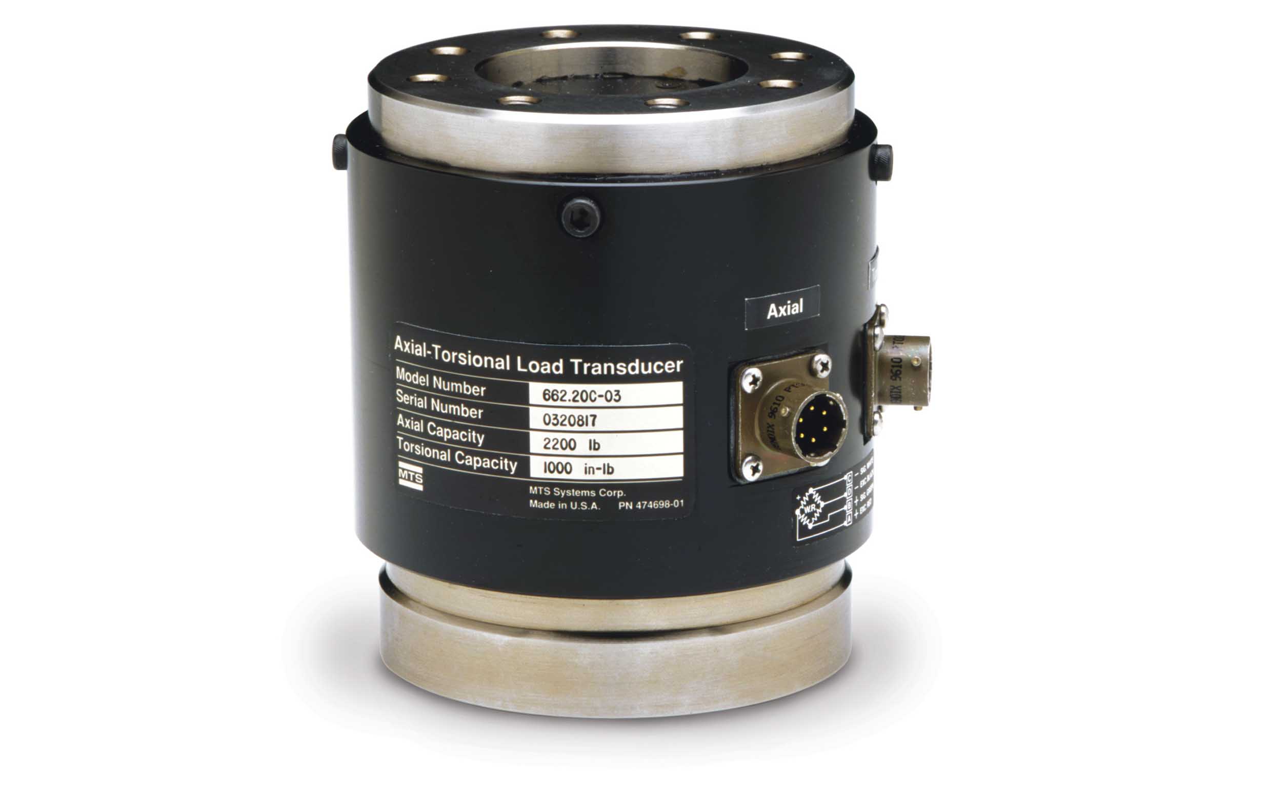 Servohydraulic System Load Cells — view 2